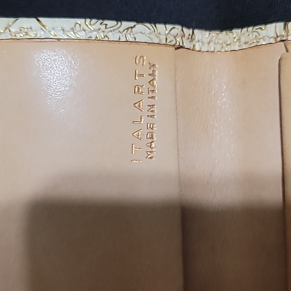 Italarts Gold Vintage Wallet Made In Italy - Picture 4 of 9